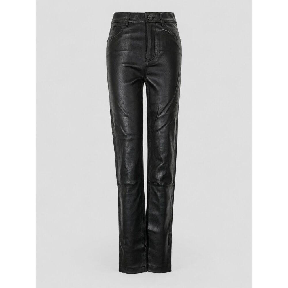 Acler Vegan Leather 5-Pocket Skinny Pants AU 8 US 4